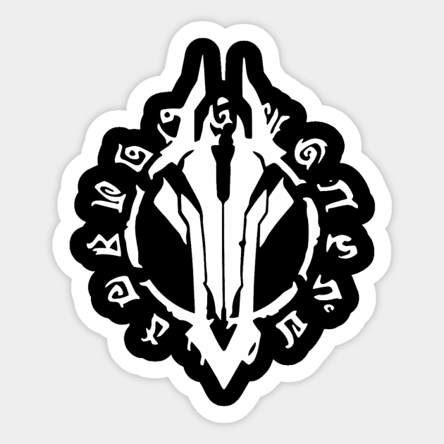 Darksiders Rune White Sticker by WanderlustBy